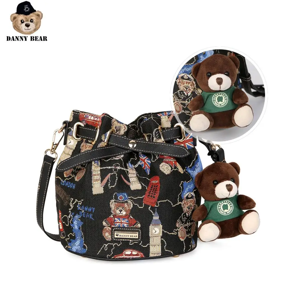 Danny Bear дорожная сумка для женщин модная с орнаментом через плечо повседневная на