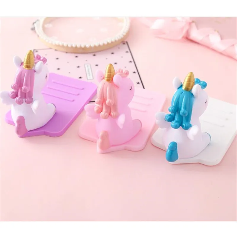 Cartoon Unicorn Phone Stand Bracket Base Mobile Holder Support Desk Decor Anti-slip For iPhone Huawei Samsung | Мобильные телефоны