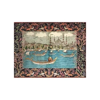 69x52cm istanbul tapestry wall hanging mat material silk carpet hand knotted 400l home bedroom art carpet