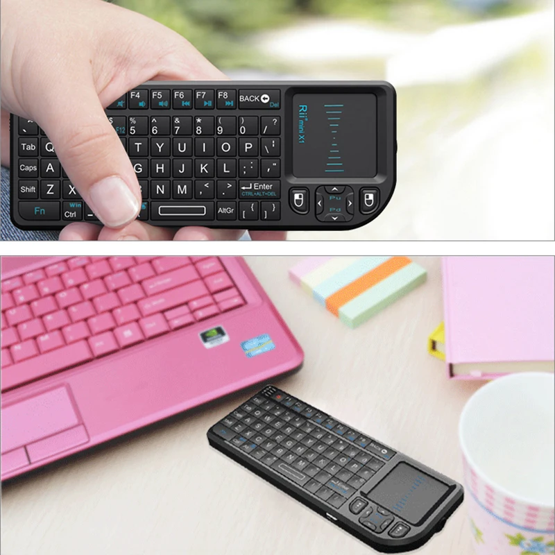 Беспроводная Механическая игровая клавиатура 2 4G мышь тачпад ноутбук для IPTV Smart
