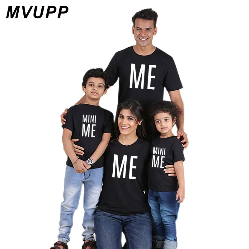 Модная семейная одежда повседневная футболка для папы мамы семейный образ мама