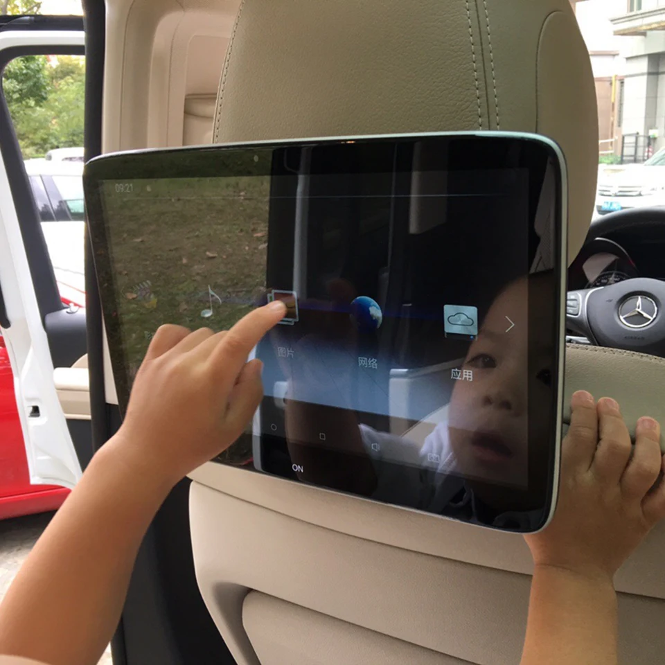 Видеоплеер на подголовник автомобиля 11 6 дюйма Android 10 0 Wi-Fi 4K с ТВ развлекательная