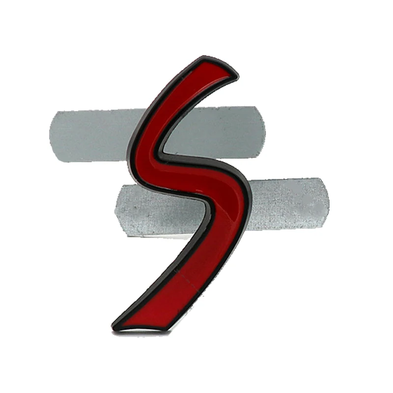 Металлическая S-наклейка на переднюю решетку автомобиля наклейка головку для Mini