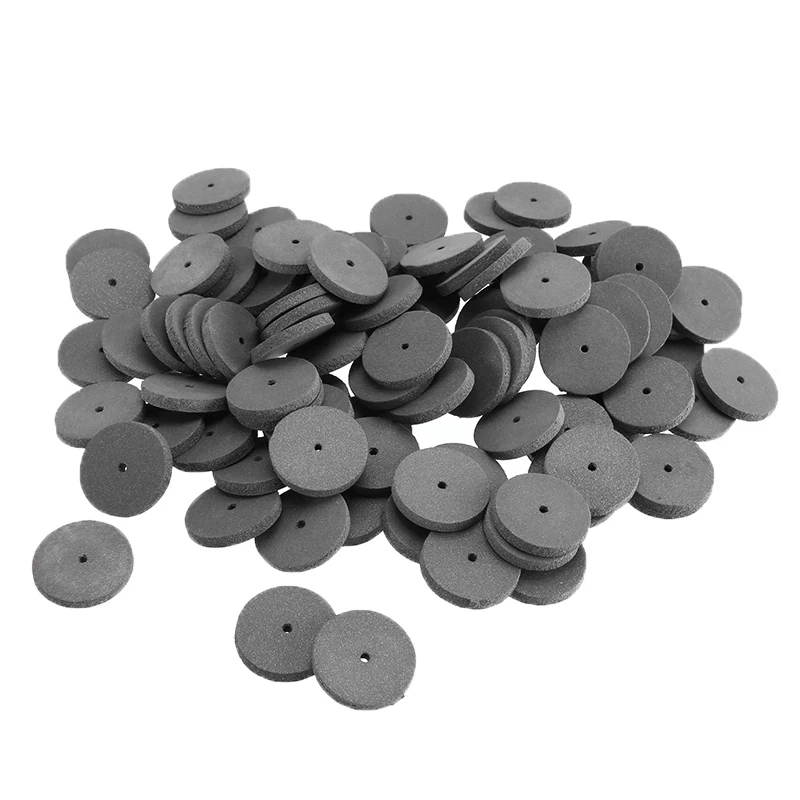 

100pcs Dental Wheel Rubber Dental Polishing Wheel Grinding And Polishing Burs Coarse Dental Laboratory Material Tool Fashion