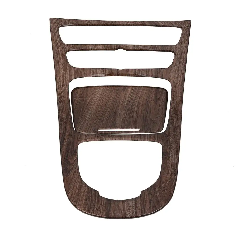 Brown Wood 2 шт консоль панельная Накладка для коробки передач Накладка для Mercedes Benz e-класс W213 - Название цвета: Brown Wood