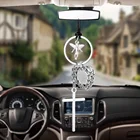 Bemost автомобильный кулон Ангел крест висячие украшения автомобилей зеркало заднего вида подвеска Украшение Авто стиль подарки