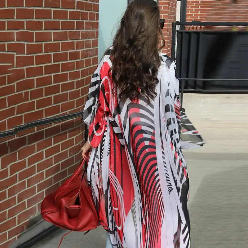 2021 шифоновая Пляжная накидка купальный костюм для женщин плавания парео Пляжное