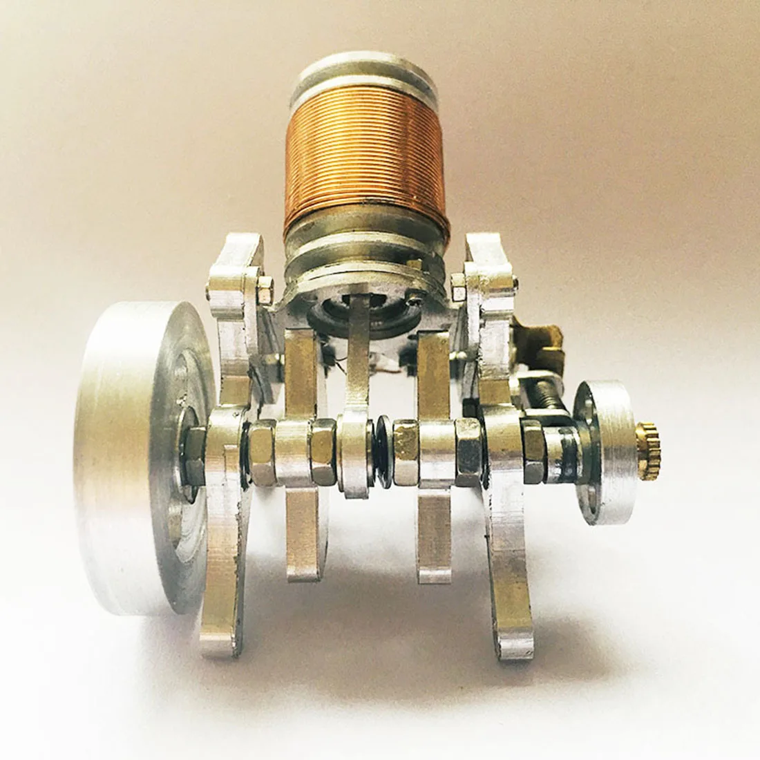 Металлическая одноцилиндровая электромагнитная модель моторной пушки мини типа