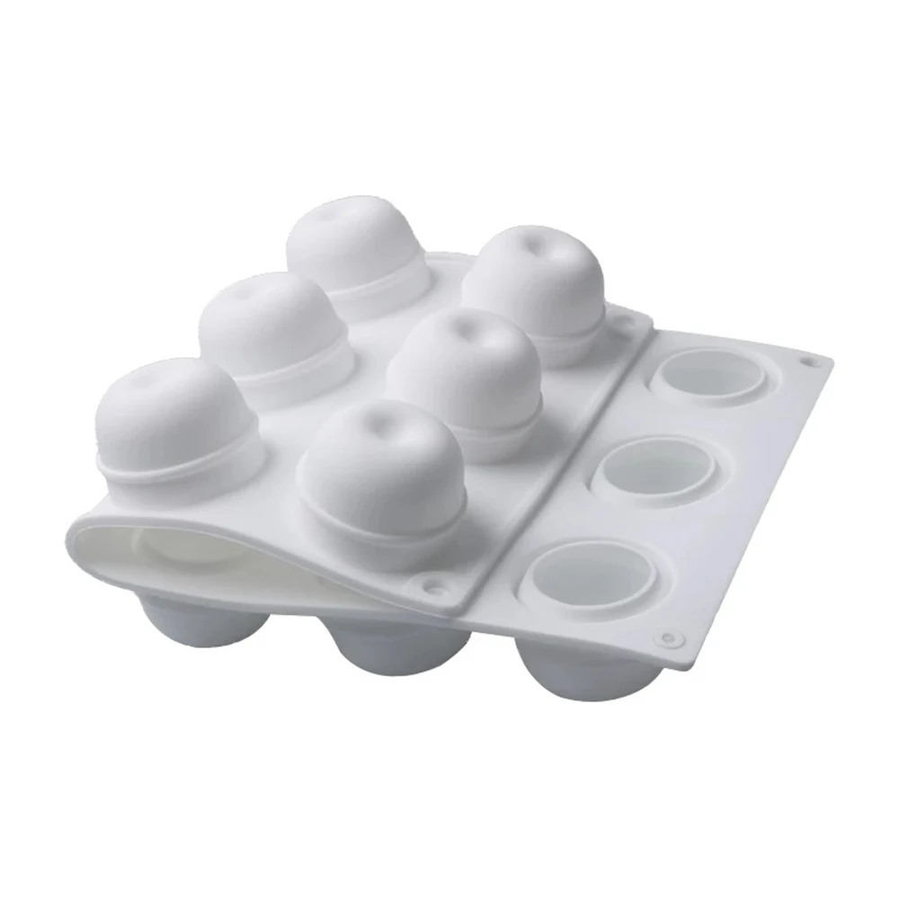

1PC 15 Even Small Apple Mousse Sweet Cake Silicone Mold Baking Diy Cherry Fruit Mold Chocolate Molds Dessert Cake Decorating
