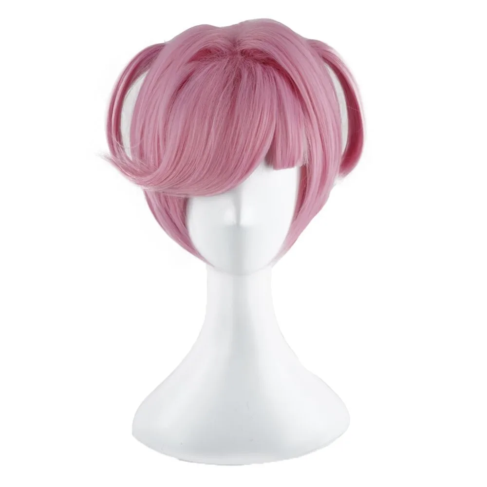 ANOGOL Doki Doki Literature Club Yuri Monika Natsuki Sayori DDLC High temperature fiber Synthetic Cosplay Wigs For Halloween