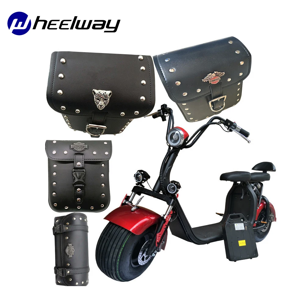 Передняя и задняя Сумка для электромобиля Боковая маленькая сумка корзина Ретро