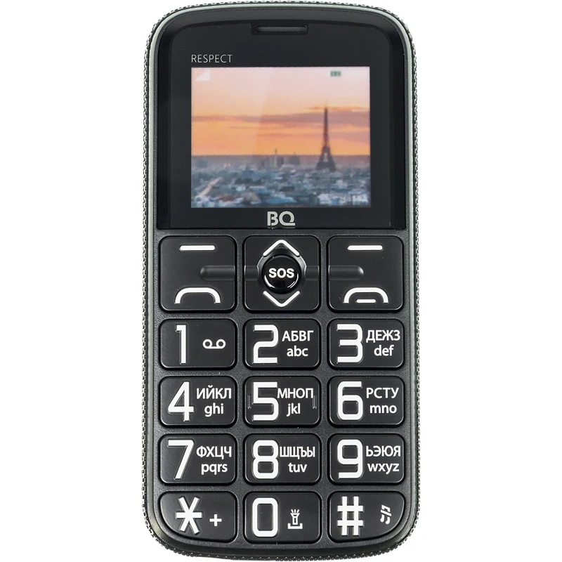 Мобильный телефон BQ Respect 1851 32Mb черный 2Sim 1.77&quot TN 128x160 0.08Mpix|Смартфоны| |