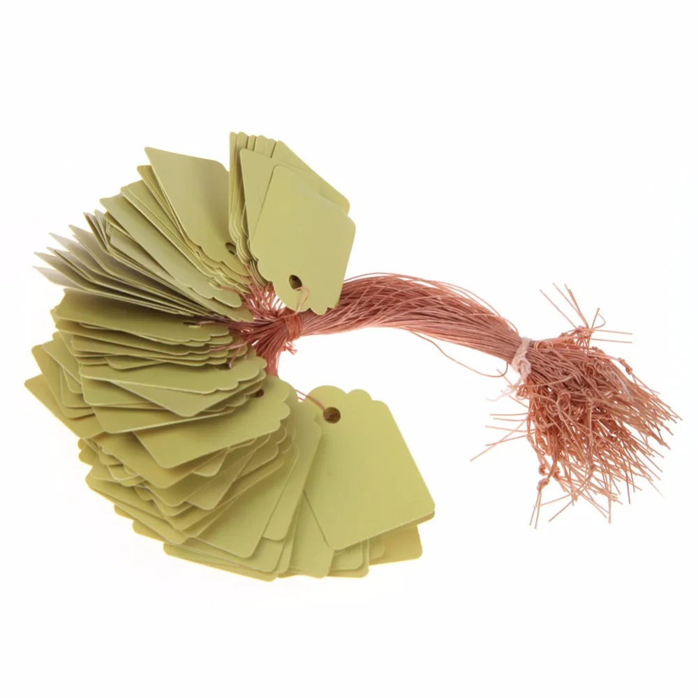 

100Pcs/lot Plastic T-type Garden Plants Labels Waterproof Nursery Flower Pot Hanging Tags Marker for Garden Decoration