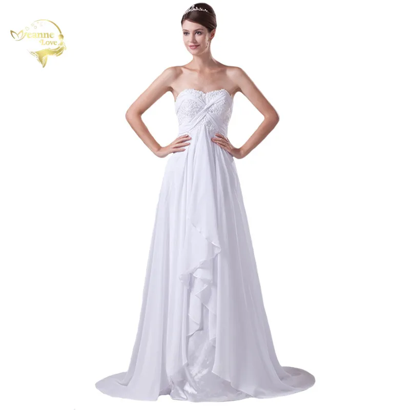 

Женское пляжное свадебное платье It's yiiya, белое шифоновое кружевное платье в стиле бохо на лето 2021