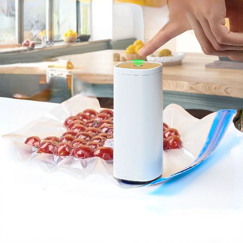 

Food Vacuum Machine Preservation Sealer Air Pump Small Household Electric Portable Compressor