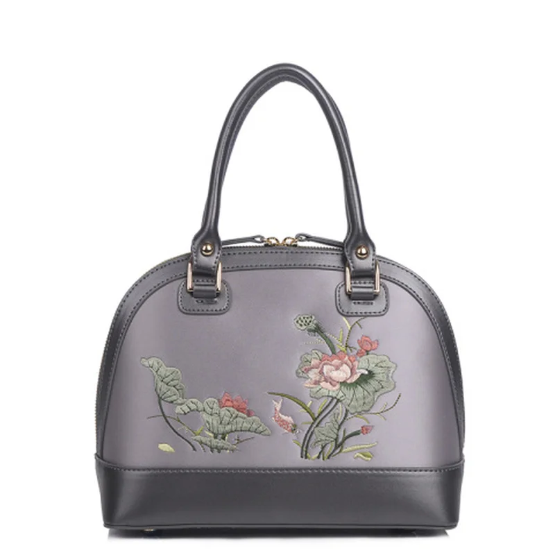 

Belvah Sac De Luxe Femme Shopper Handbag Silk Formal Satche Crossbody Makeup Lady High Quality Versatile Vintage Top-Handle Bag