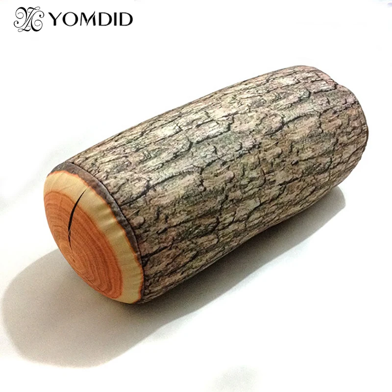 Симпатичные Круглые деревянные подушки мягкая плюшевая подушка для стула