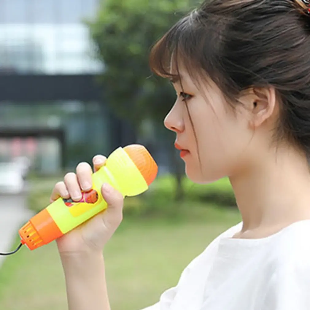 

1pcs Large Echo Microphone Mic Voice Changer Toy Gift Birthday Present Kids Party Song learning Toys for Children Microphone Toy