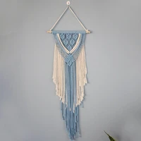 hand woven tapestry bohemian tassel tapestry art wall hanging ornaments home decoration for girls room bedroom