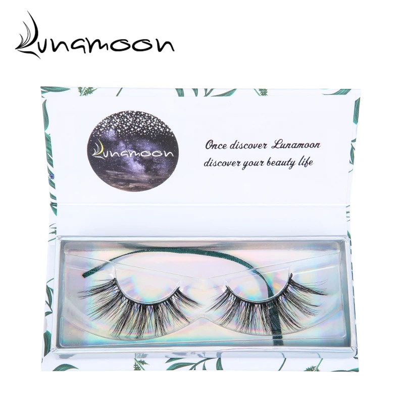 1 пара натуральные 3D Искусственные норковые волосы мягкие Накладные ресницы