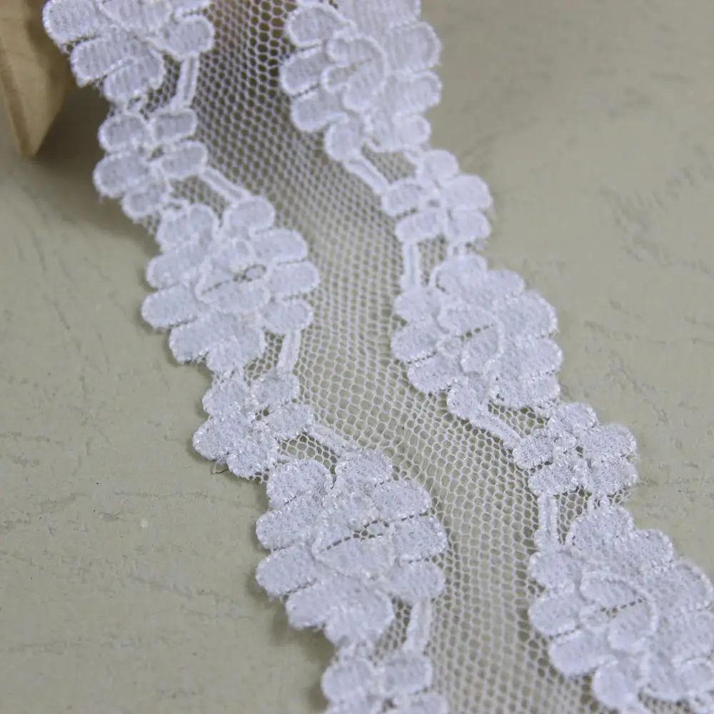 1 ярд 49 мм ширина неэластичная не эластичная кружевная бейка DIY