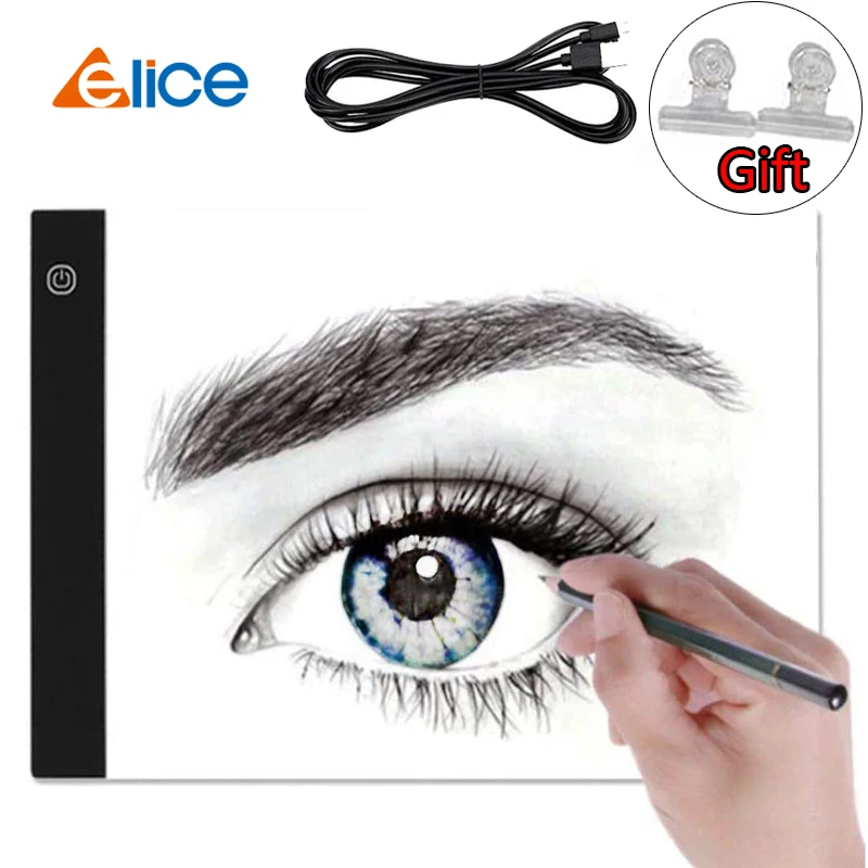 Elice A4 светодиодный светильник для алмазной живописи планшет рисования цифровой с