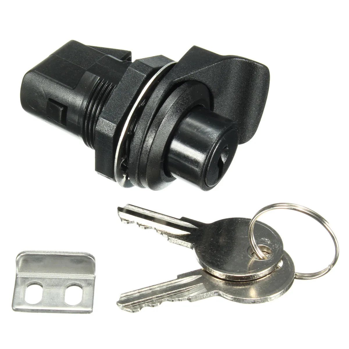 

Set Locking Push Button Latch For Marine Boat Radio Box Tool Box Electronic Box Motorcycle Glove Box Lock