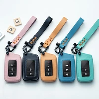 2020 colorful leather car key case cover for lexus nx gs rx is es gx lx rc ux us 200 250h 350 ls 450h 260h 300h auto accessories