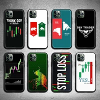 trade investment forex stock market phone case for iphone 13 12 11 pro max mini xs max 8 7 6 6s plus x 5s se 2020 xr cover