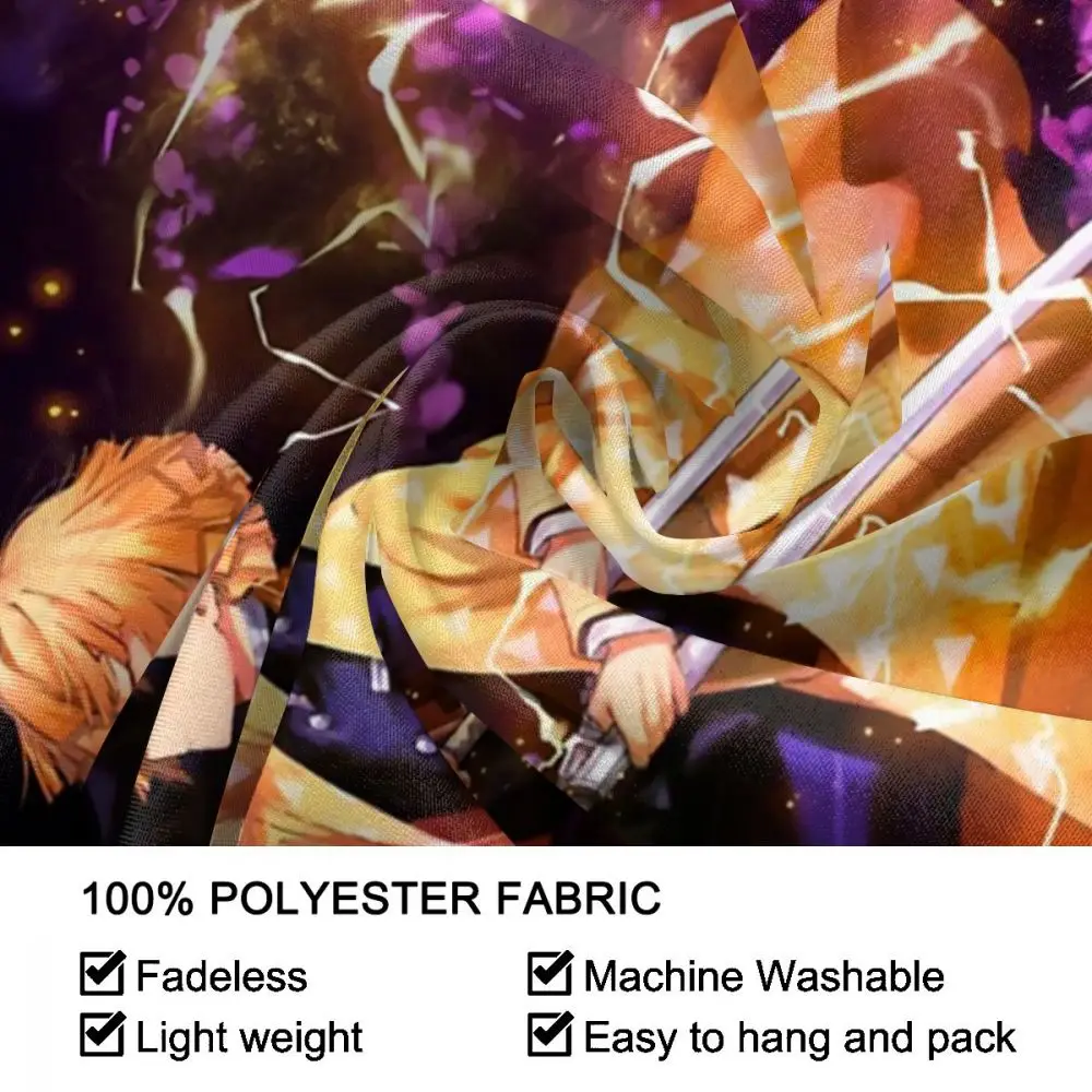 

Demon Slayer Kimetsu No Yaiba Tapestry Blanket Wall Decor Japan Anime Manga Tapestries Polyester Picnic Blanket Casual