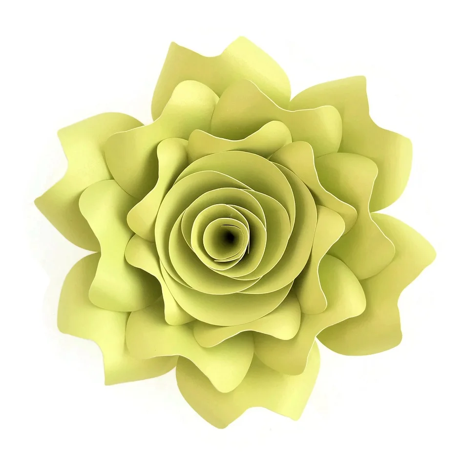 

Greenery Paper Flowers Happy Birthday Backdrop Themed Wedding Decoration DIY Paper Craft Rose Nursery Floral Decor Wall Decor