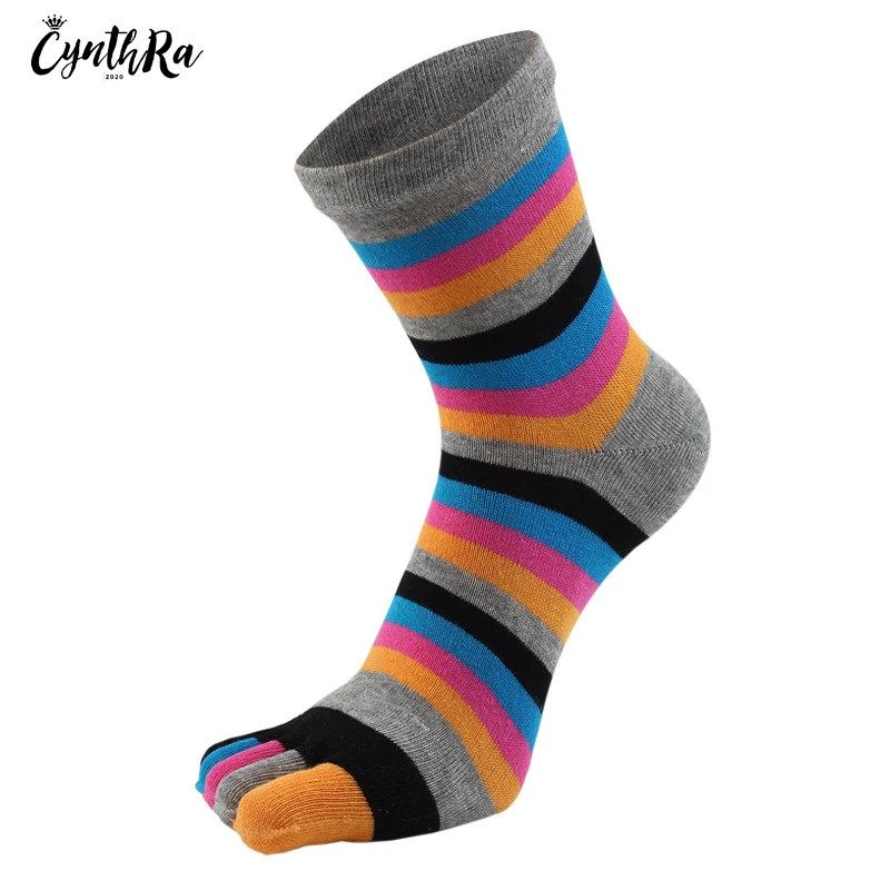 CYNTHRA/Новинка Женские носки Милые хлопковые женские средней длины без пятки