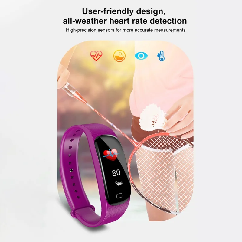 M5 Smart Band Waterproof BraceletBlood Pressure Blood Oxygen Heart Rate Fitness Tracker For iOS Android | Электроника