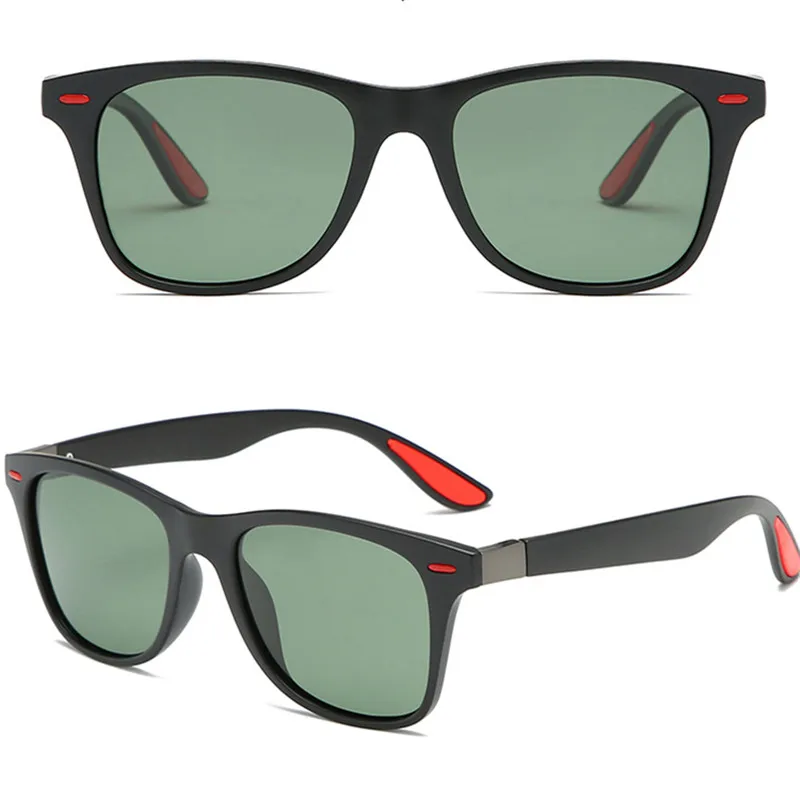 XojoX классические модные квадратные поляризованные солнцезащитные очки для