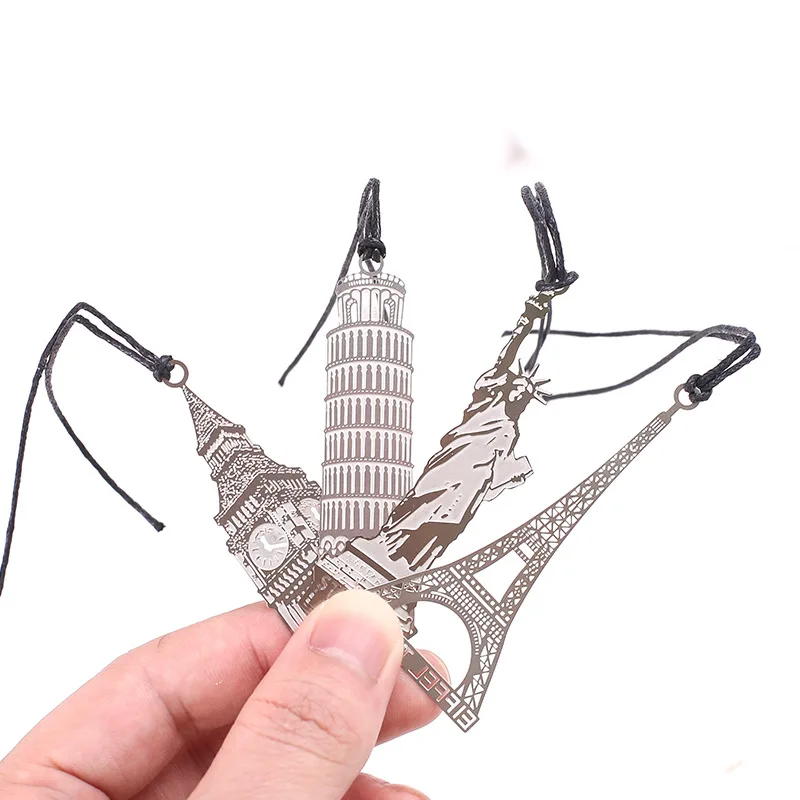 2018 Новое поступление винтажная Эйфелева башня металлические закладки для книг