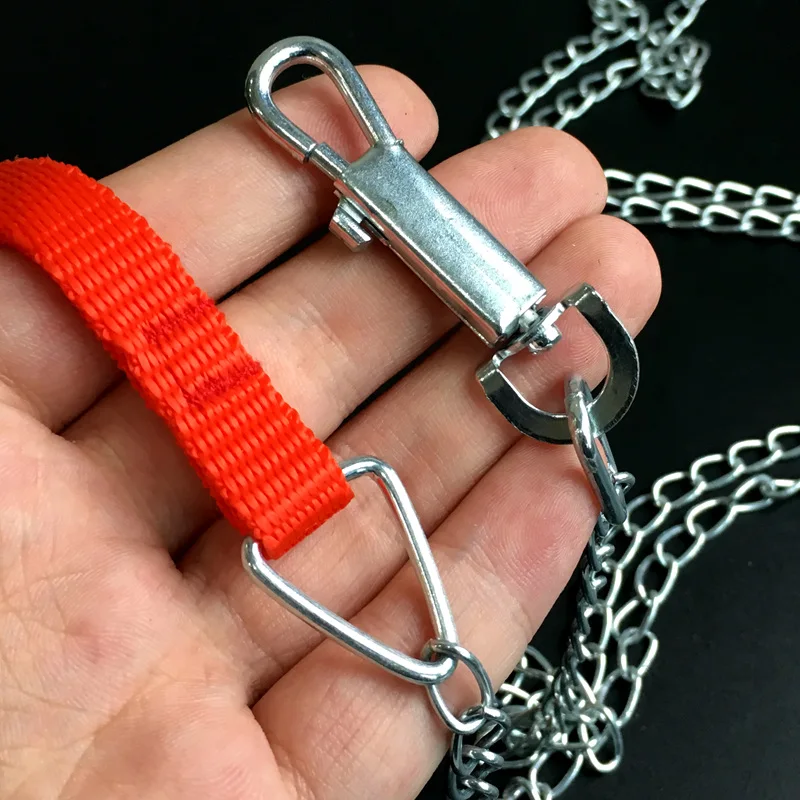 1 6 м собачий поводок с металлической цепью Пэт запуска слежения поводки для собак