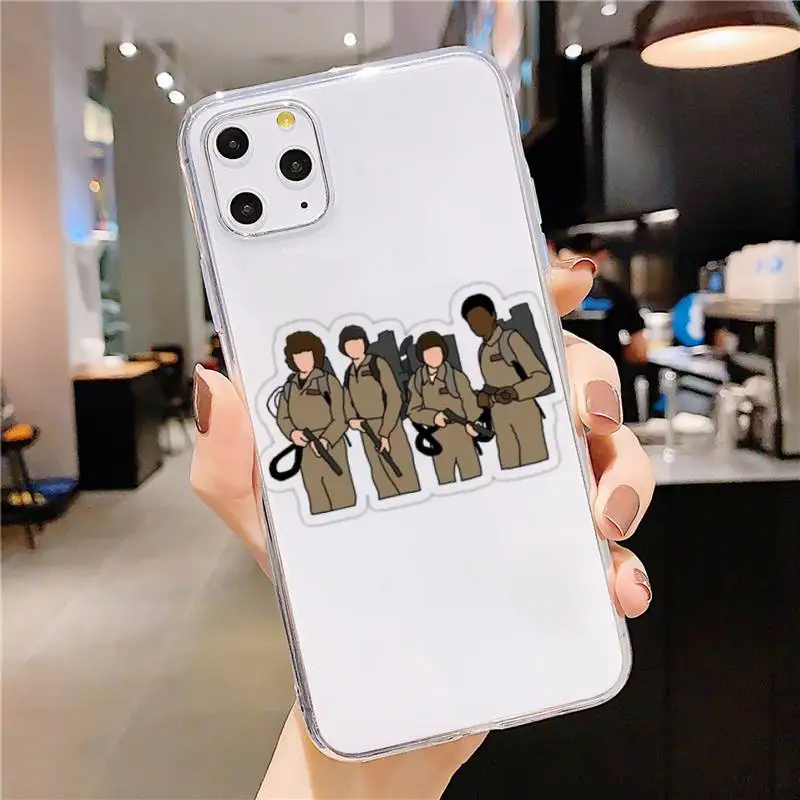 

Stranger things Phone Case Transparent soft For iphone 5 5s 5c se 6 6s 7 8 11 12 plus mini x xs xr pro max