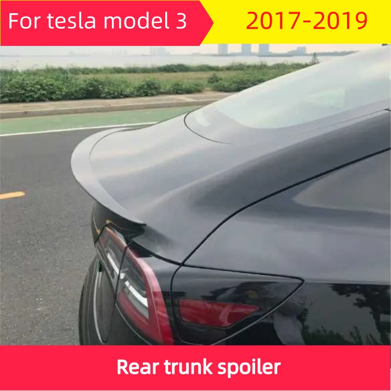Спойлер заднего багажника крыла для Tesla model 3 2017 2018 2019 года задний спойлер из