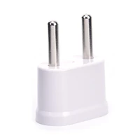 1pc us to eu plug power adapter white travel power plug adapter converter wall charger electric plug power cord charger sockets