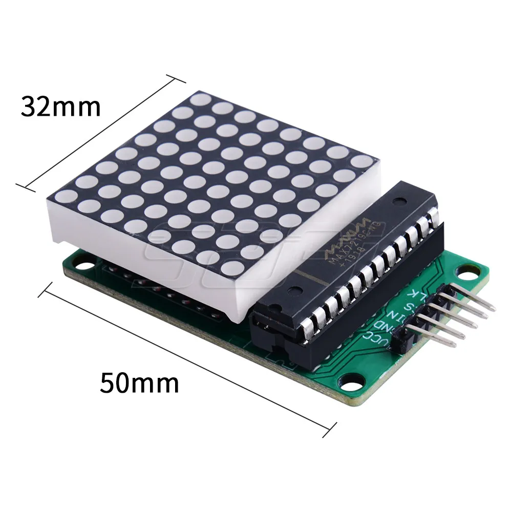 Модуль светодиодной матрицы для Arduino модуль управления индикацией Raspberry Pi 5V 5 шт.
