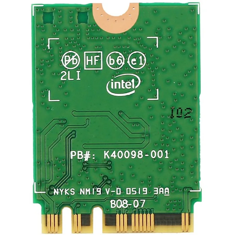 Comfast CF-AX200 Intel AX200 Band 2400 Мбит/с Беспроводная NGFF M.2 Bluetooth 5,0 wifi сетевая карта 2,4G/5G 802.11ac/ax wifi AX200NGW