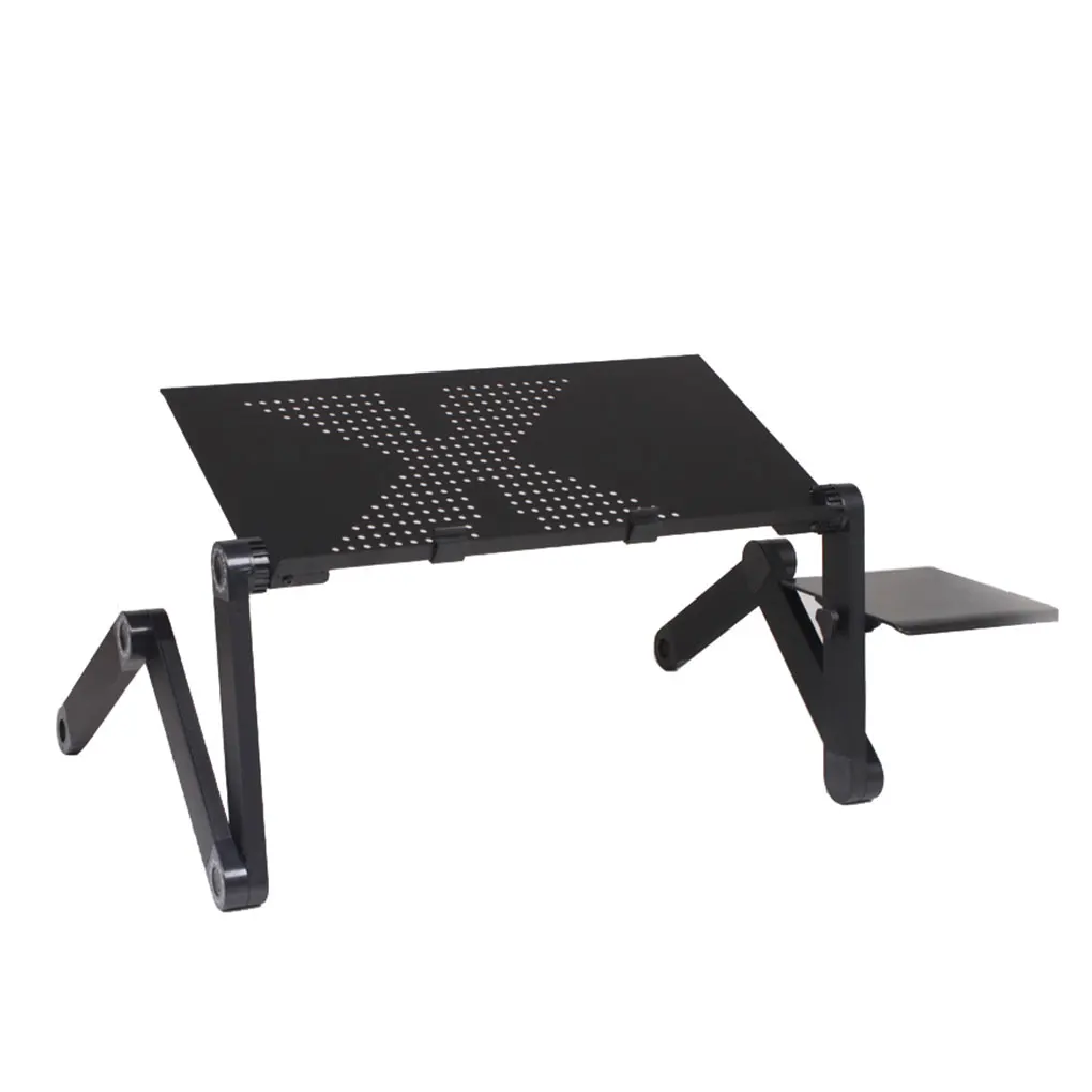 Стол компьютерный портативный алюминиевый эргономичный регулируемый столик для