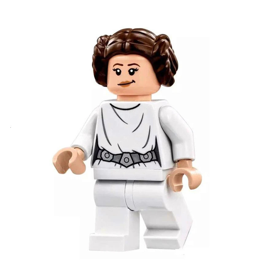 Фигурки из Звездных Войн Leia Han Solo Yoda Luke Sith Lord Darth Vader Maul Revan Dooku Sidious строительные