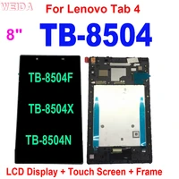 aaa 8 lcd for lenovo tab 4 8504 tb 8504 lcd display touch screen assembly with frame for lenovo 8504 8504f 8504x tb 8504n lcd