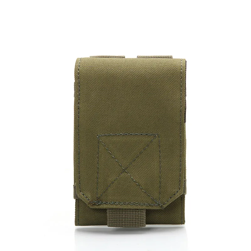 Green 5.5to6 inch AISPORT Открытый тактический Fondina MOLLE Армейский Камуфляж сумка крюк петля ремень Чехол кобура Мобильный открытый - Цвет: Green 5.5to6 inch