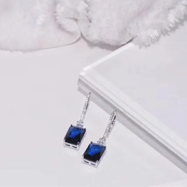 Дизайнерские вечерние ные ювелирные изделия из стерлингового серебра 925 пробы