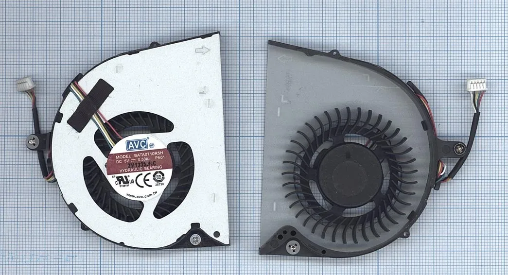 Вентилятор (кулер) для Lenovo B5400A B5400 M4500, p/n: AB07405HX090B00 00BM5, BATA0710R5H PN01, FOXA3QBM5TMLV503AB12036 (5-pin)
