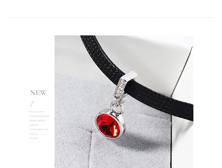 BeBella шикарное ожерелье черный ремень чокер, колье с кристаллами от Swarovski для женщин девушек модные украшения Рождественский подарок