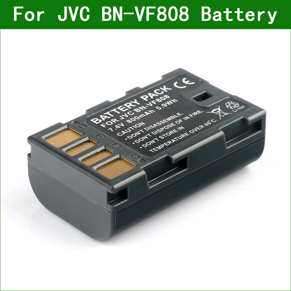 

BN-VF808 BN-VF815 BN-VF823 цифровой Камера Батарея для JVC BN-VF808U BN-VF815U BN-VF823U GR-D720 D728 D740 D750 D760 D771 DA30
