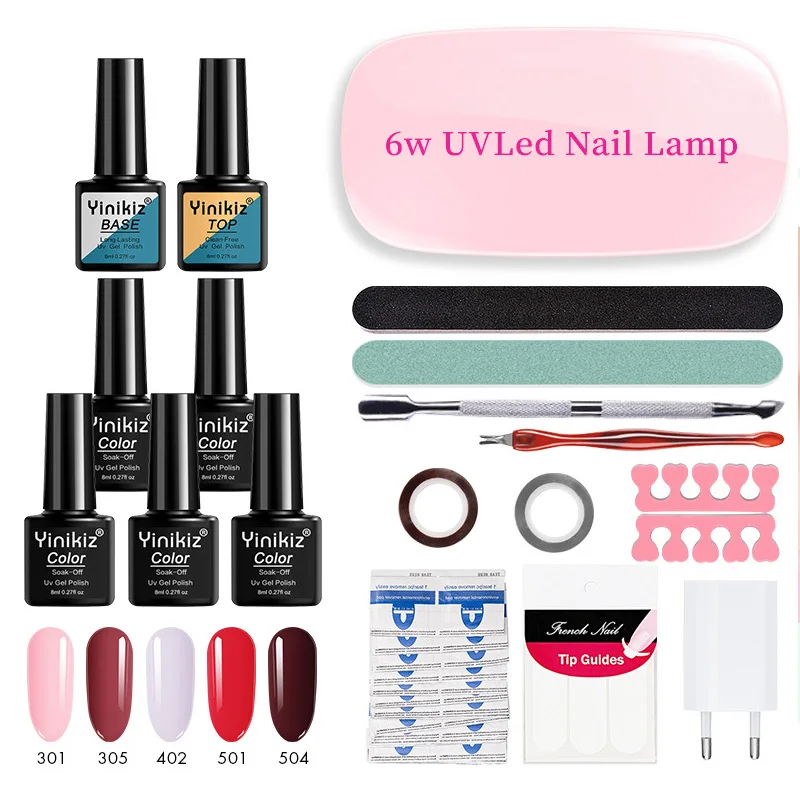 

Nail Extension Gel Kit 8ml Nail Glue UV Nail Lamp Tool Set Nail Polish Glue DIY Nail Manicure Tools